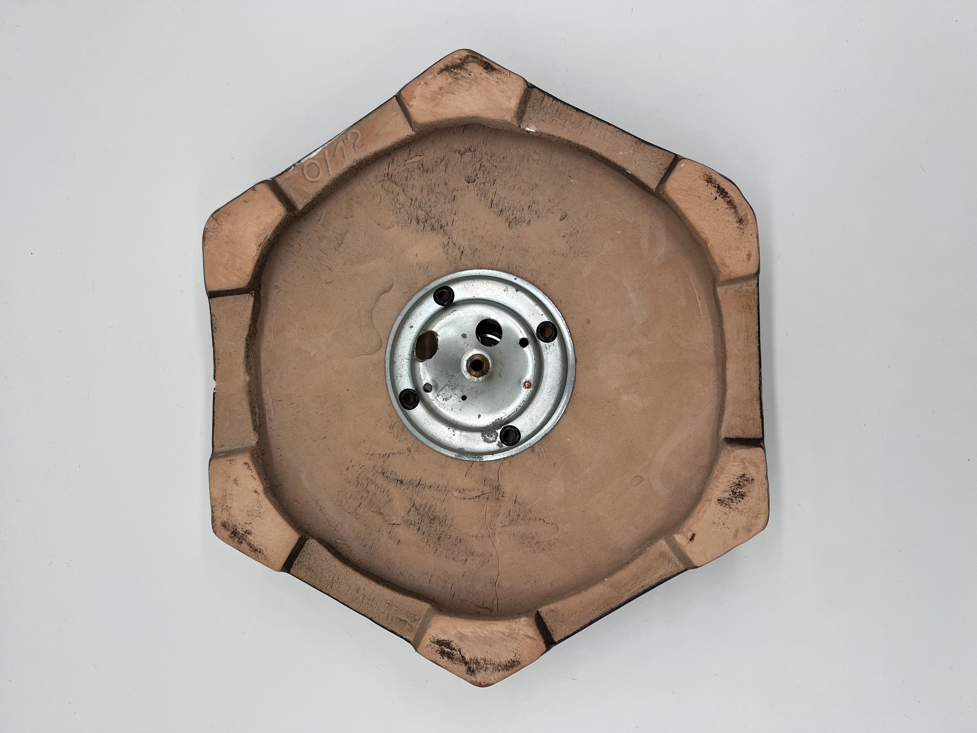 1970er Keramik Wandleuchte