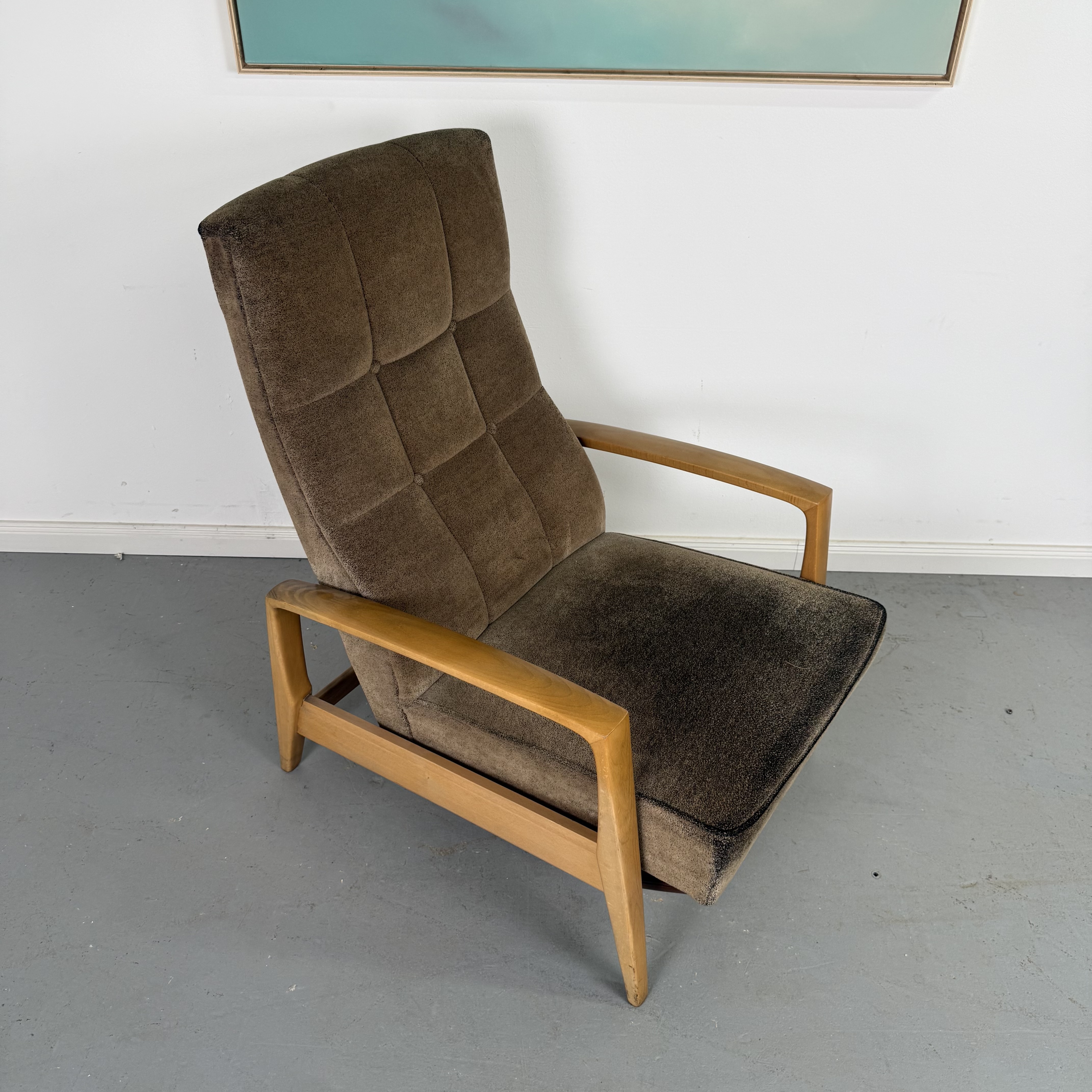 Vintage Ohrensessel mit Klappfunktion