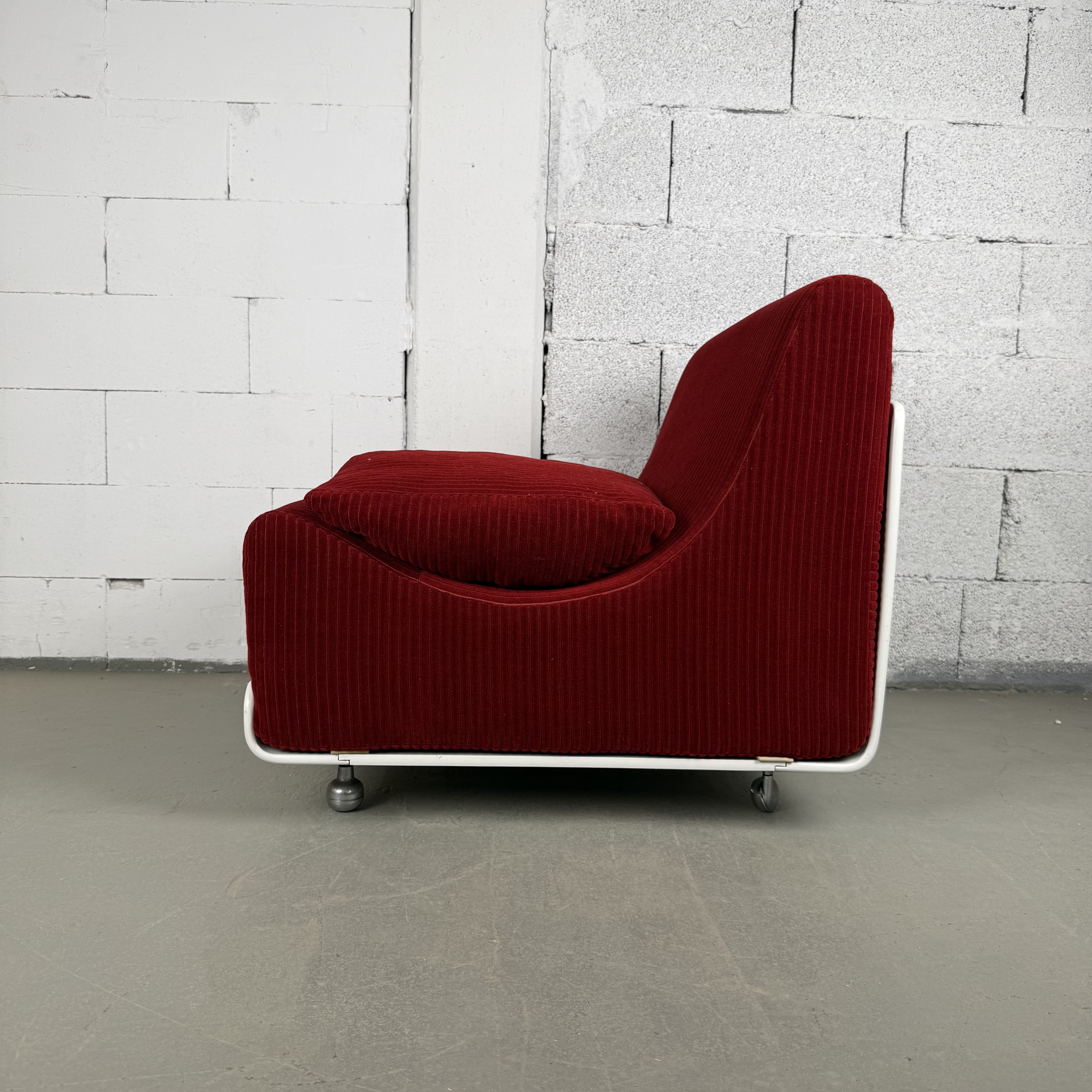 COR Orbis Modulsofa von Luigi Colani in Rot – Space Age Design