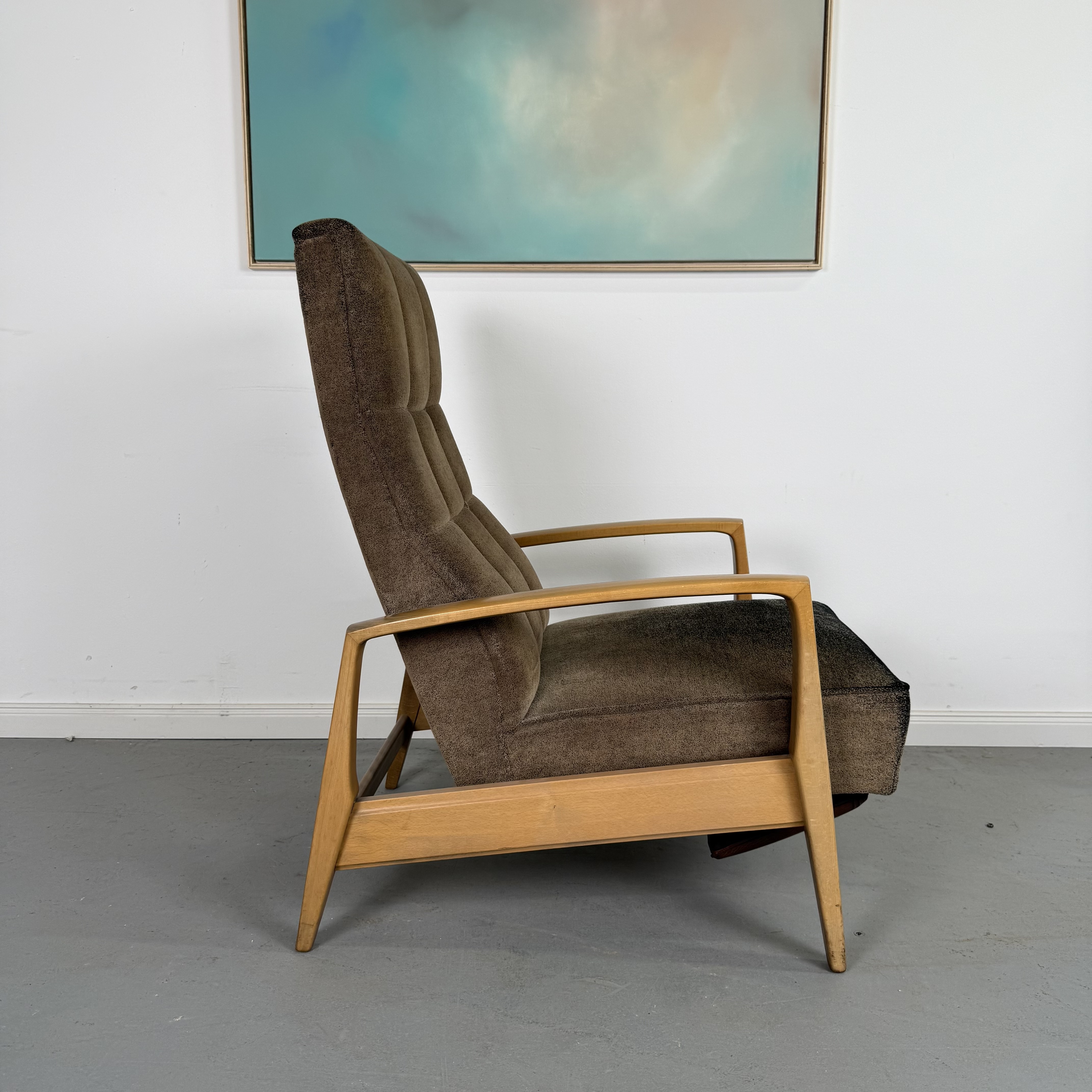 Vintage Ohrensessel mit Klappfunktion