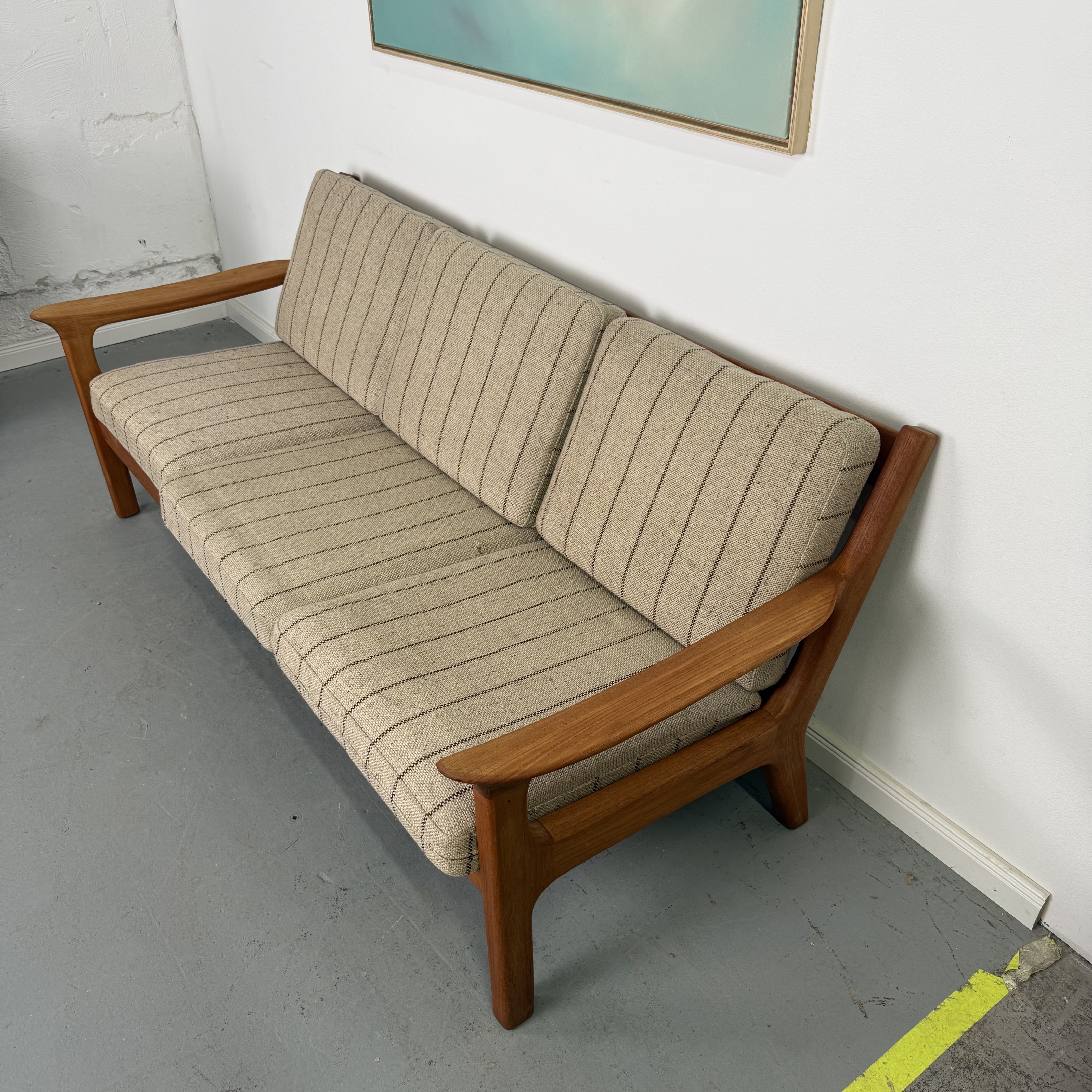 wunderschönes 3er Teak Sofa