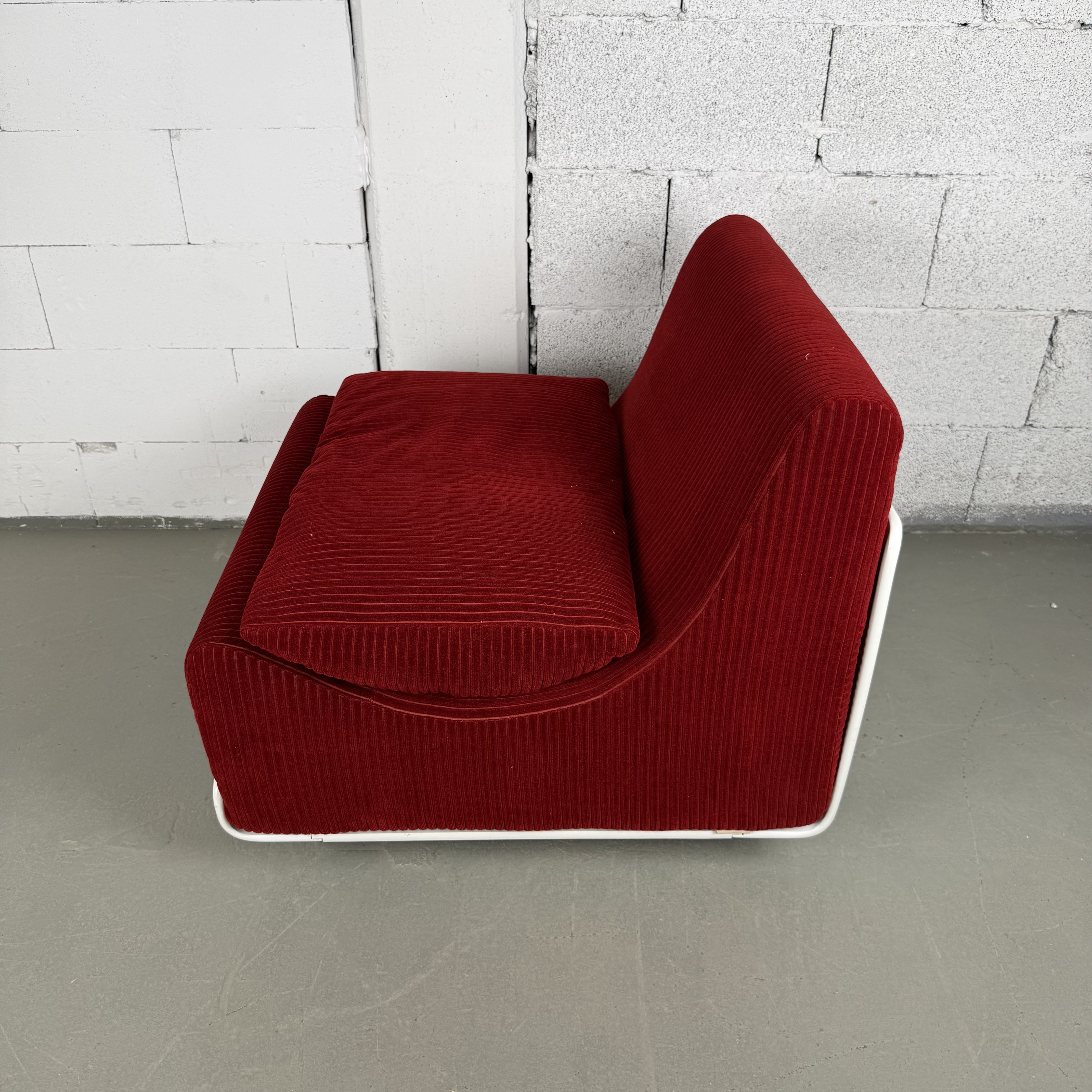 COR Orbis Modulsofa von Luigi Colani in Rot – Space Age Design