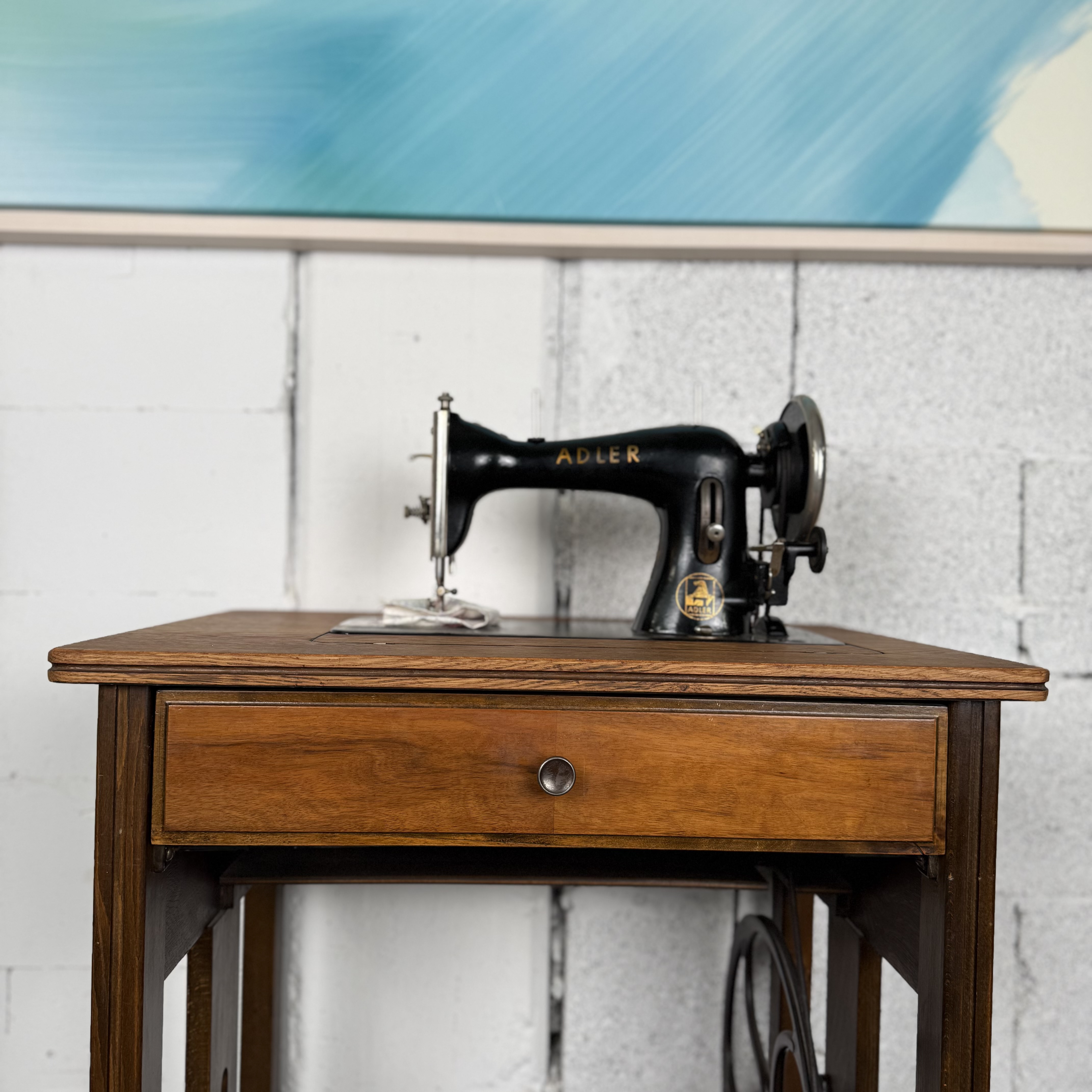 Antike Adler Nähmaschine