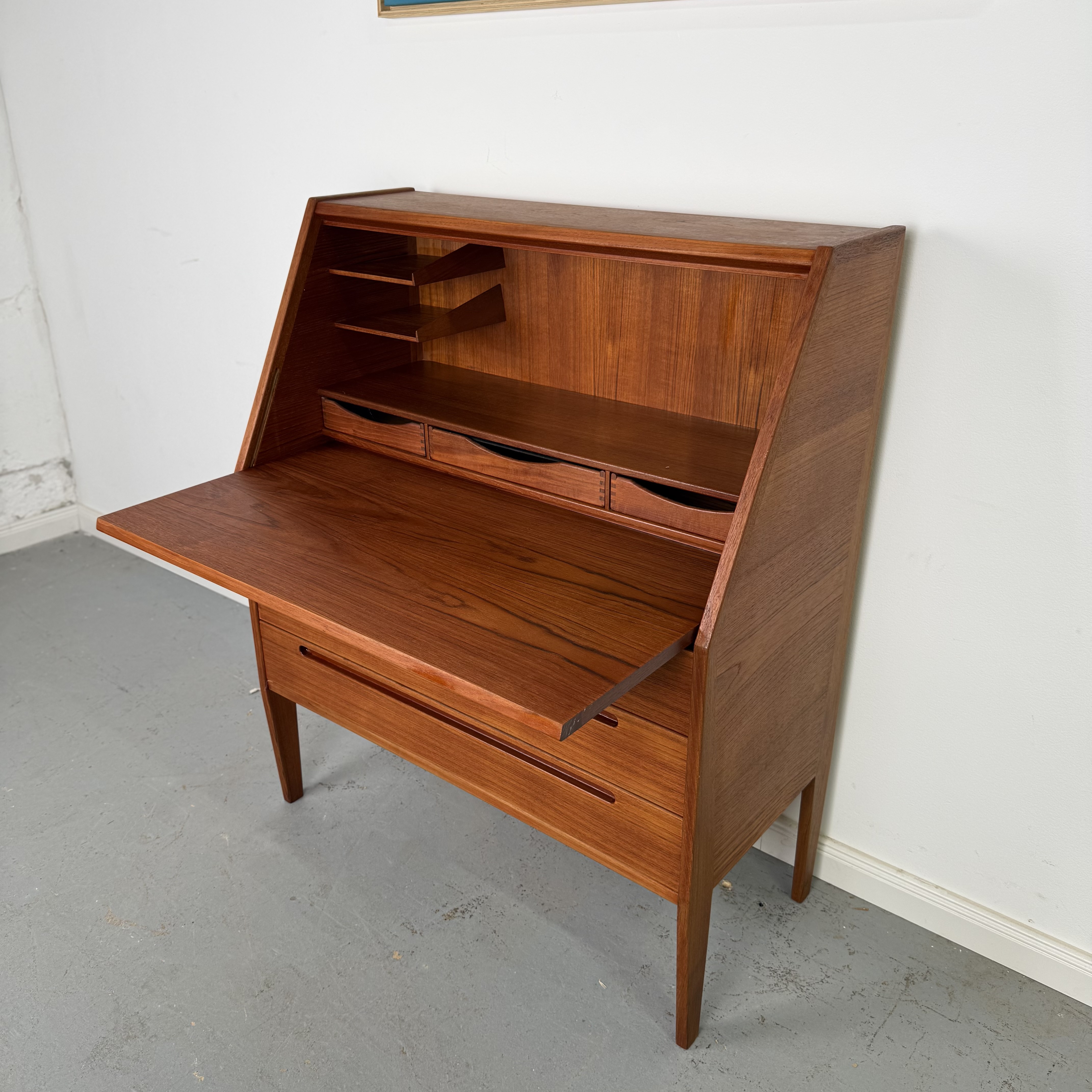 Teak Sekretär von Nils Jonsson für Torring Møbelfabrik