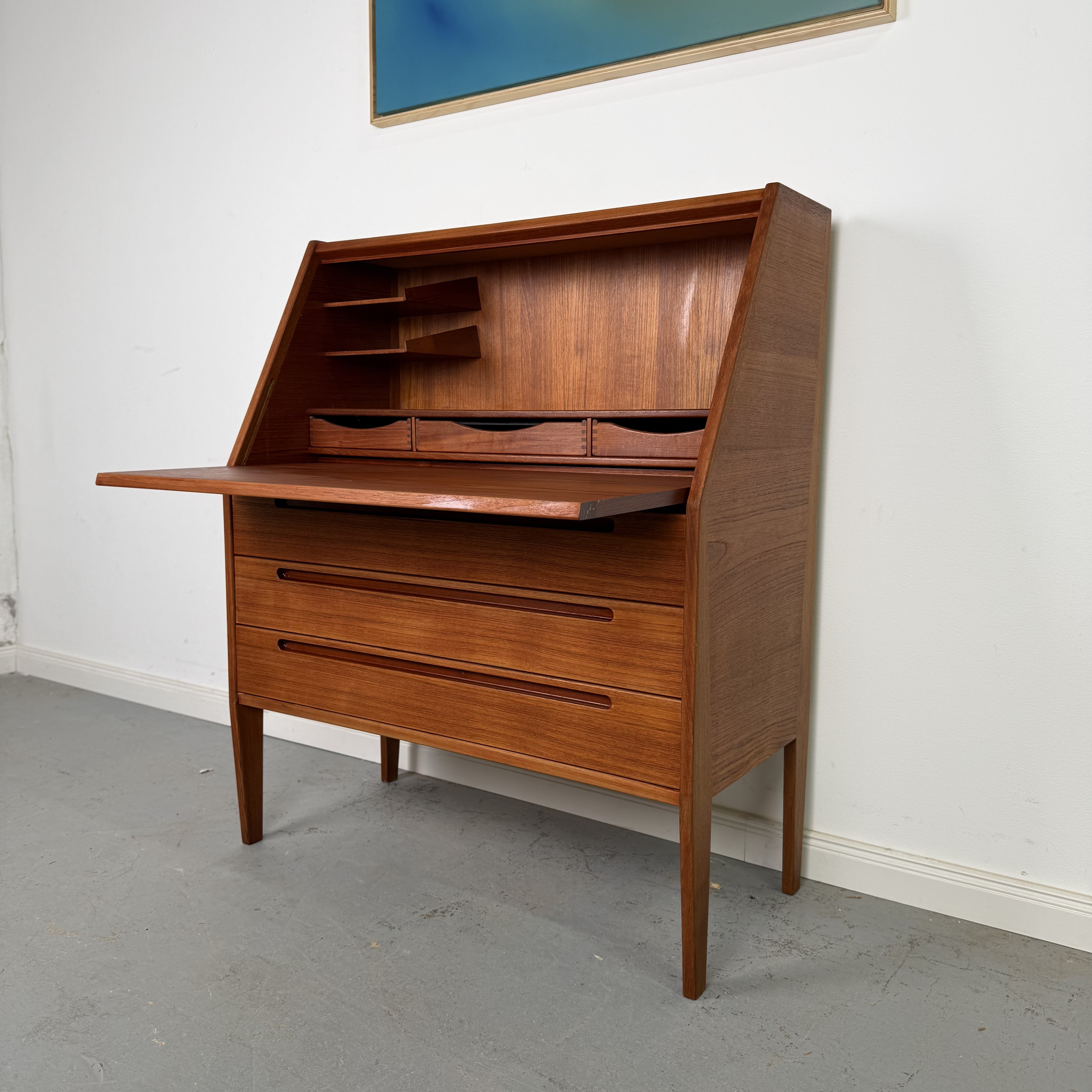 Teak Sekretär von Nils Jonsson für Torring Møbelfabrik