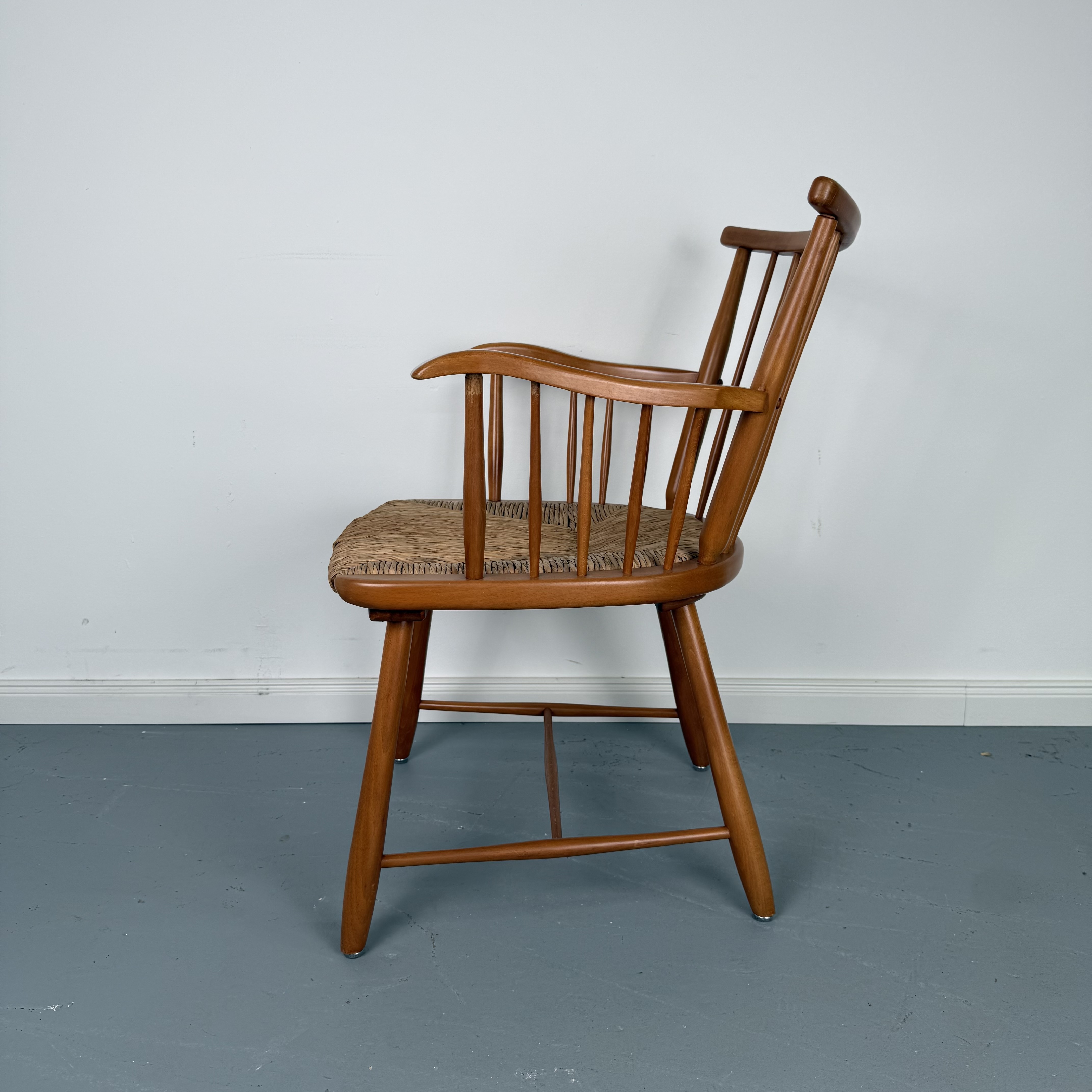 Esszimmerstuhl mit Armlehne von Arno Lambrecht für WK Möbel